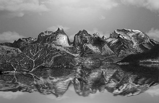 Torres del Paine; pastel #I03